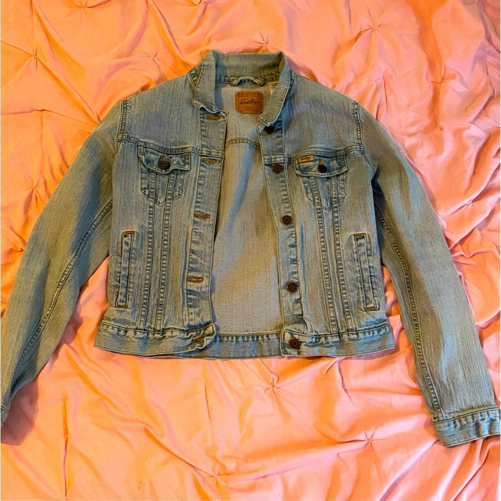Vintage 1990’s Levi’s Trucker Jean Jacket- size XXL in kids.